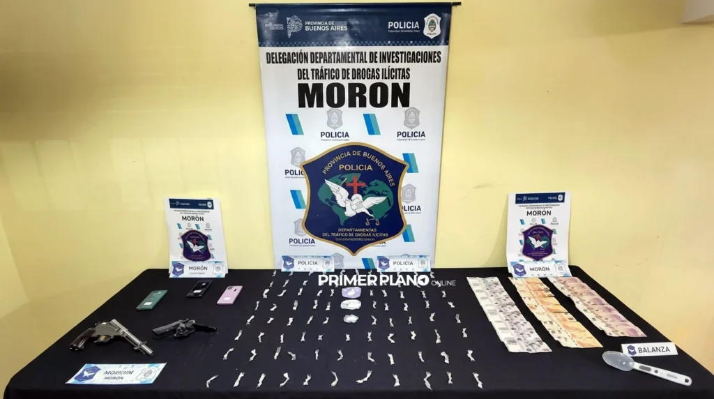 Allanamiento antidrogas en Merlo