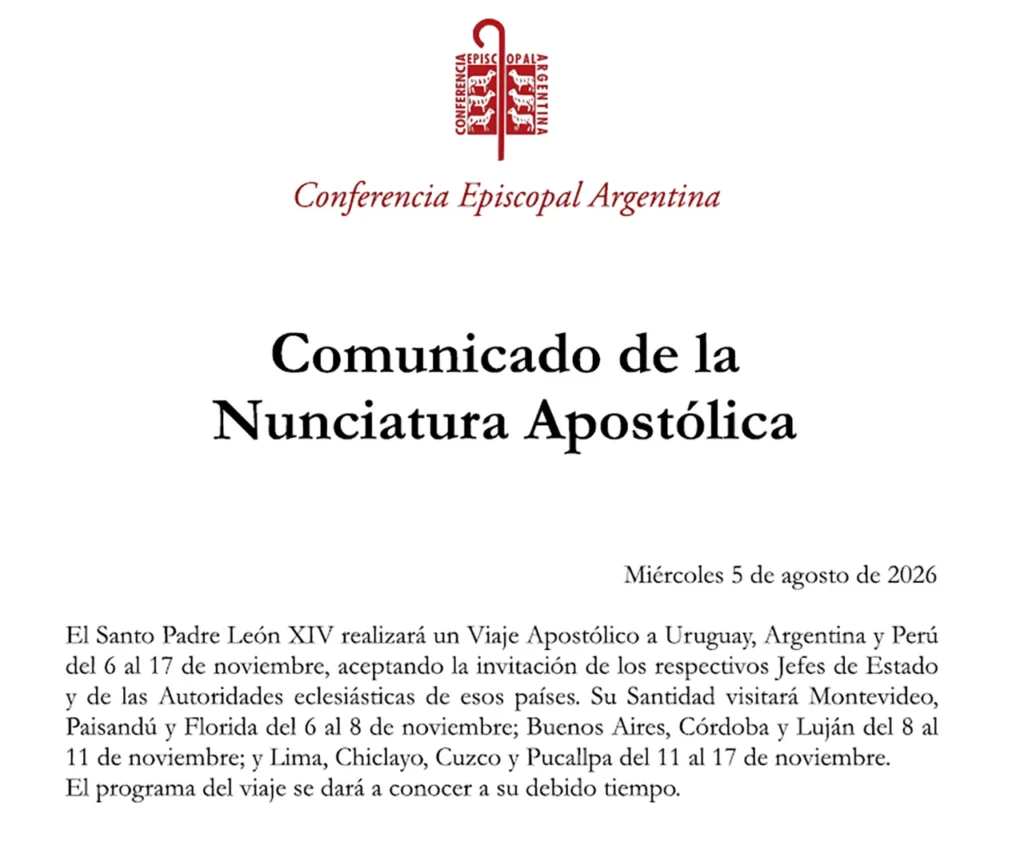 El papa visita la Argentina