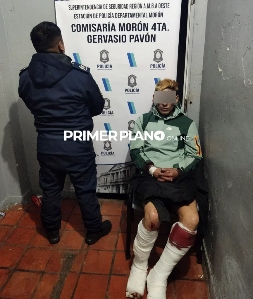 Motochorros detenidos Morón
