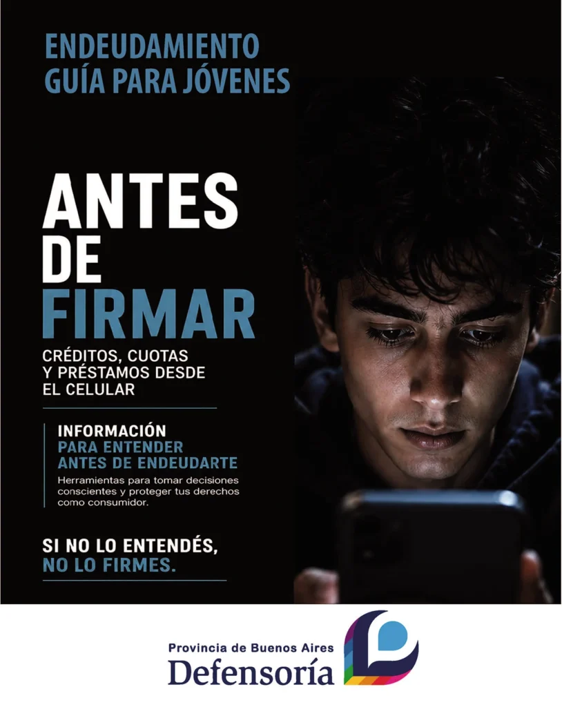 Campaña de la Defensoría por endeudamientos de jóvenes