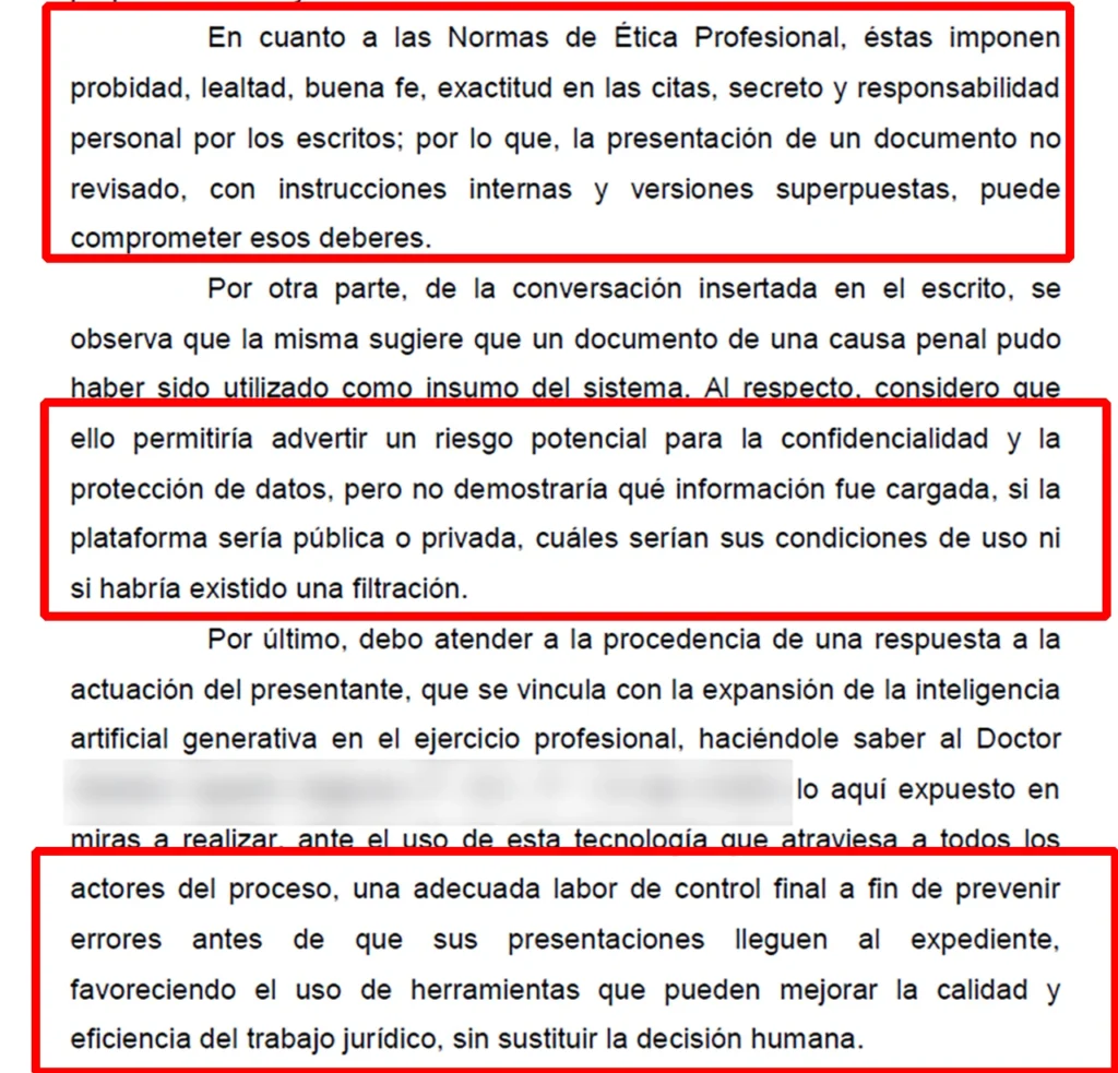 Uso de inteligencia artificial en la justicia