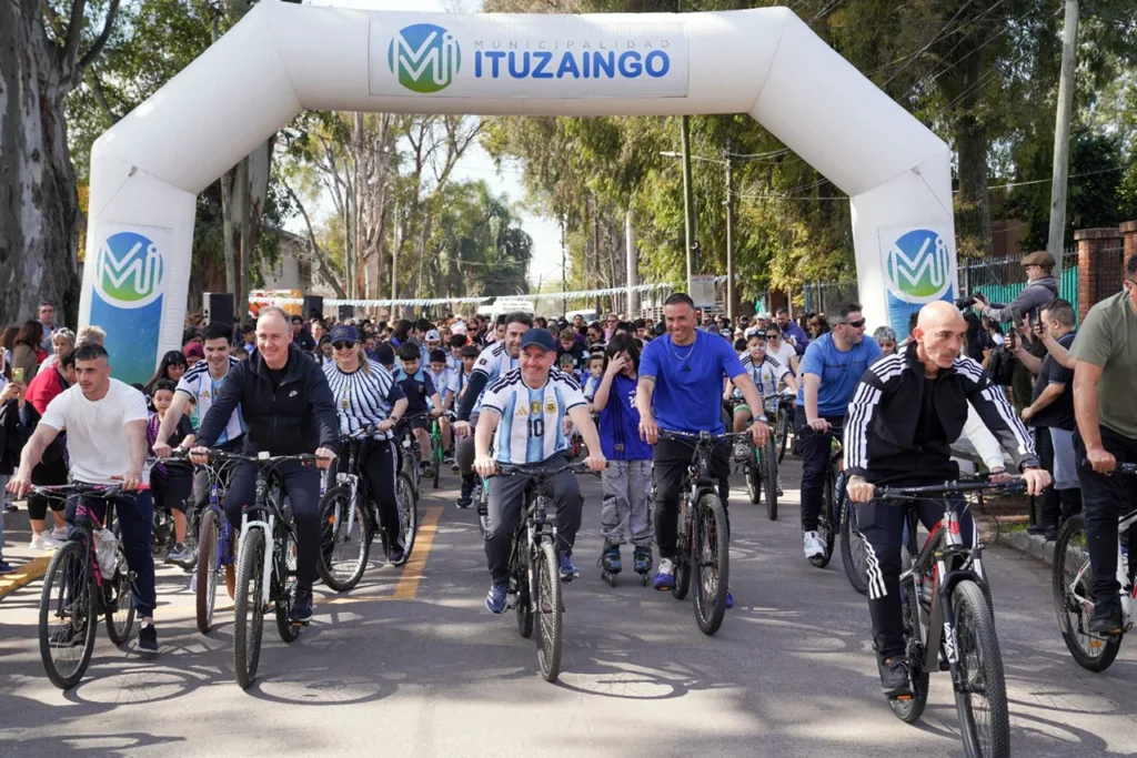 Bicicleteada por la Memoria en Ituzaingó