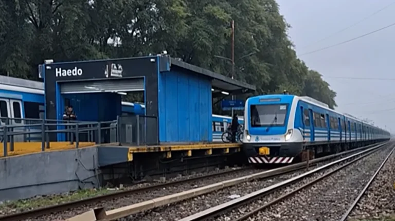 Tren Sarmiento con demoras