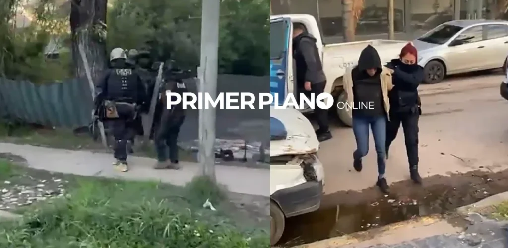 Golpeada en Merlo