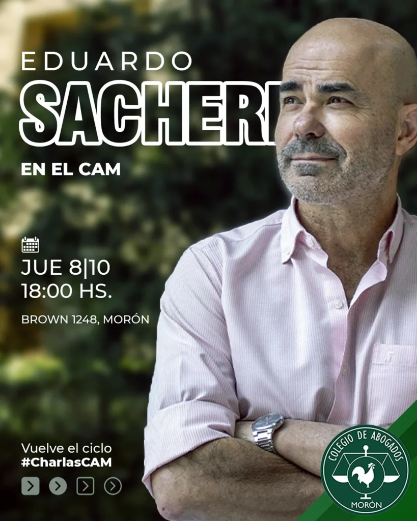 Charla de Eduardo Sacheri en el CAM