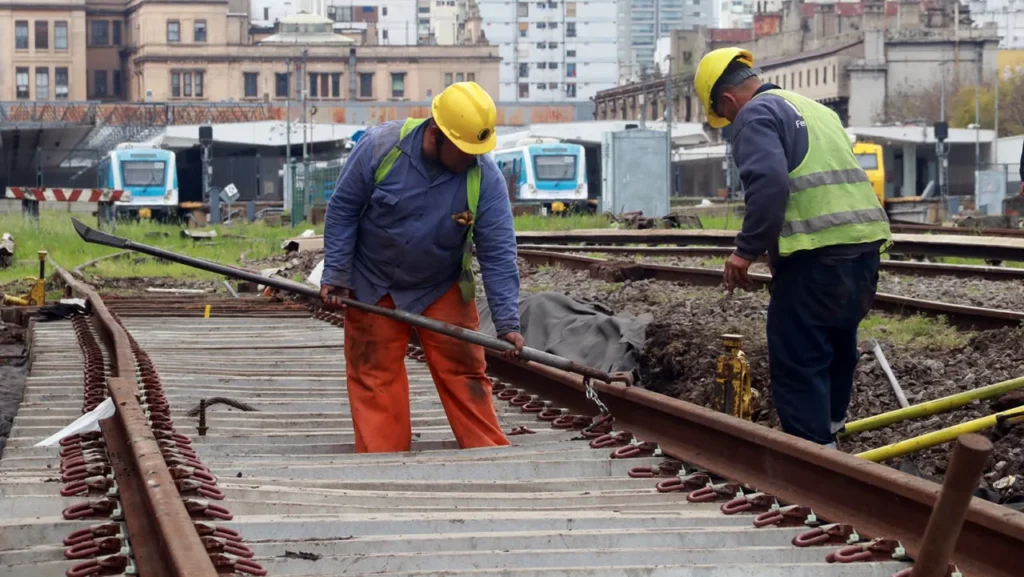Obras tren Sarmiento