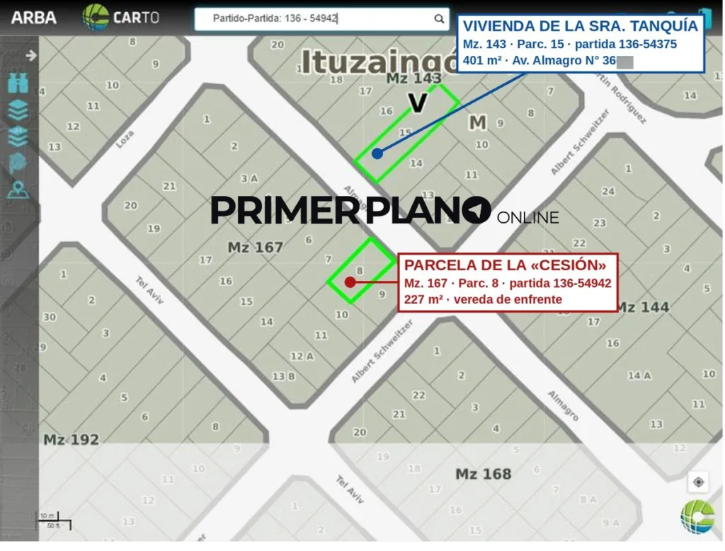 Casa usurpada en Ituzaingó