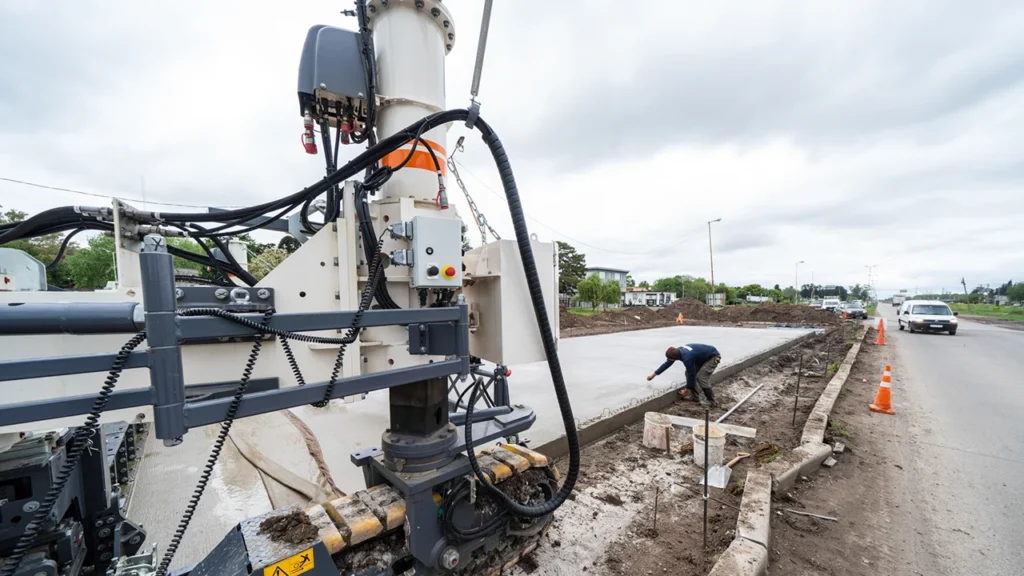Obras en Ruta 24 en Moreno