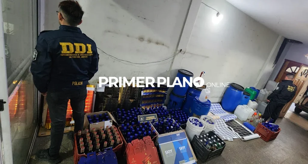 Destilería clandestina