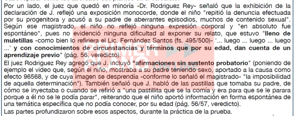 Absolución de Llinás
